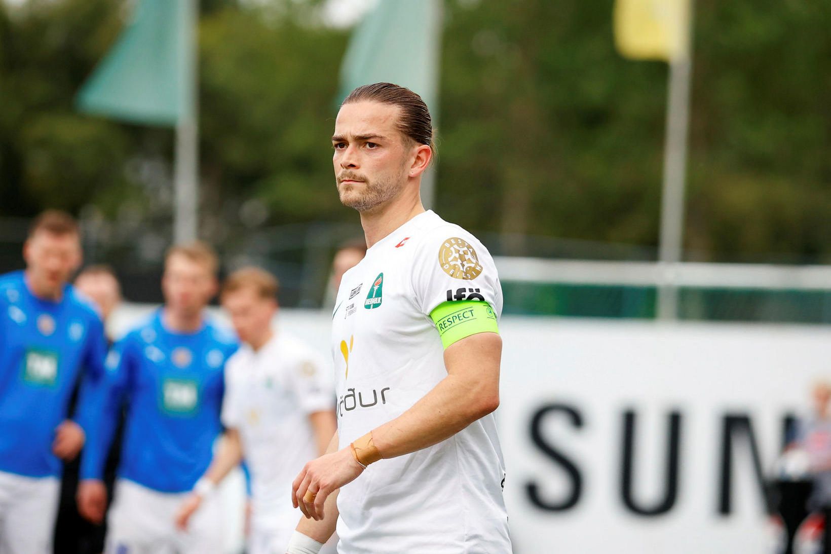 Viktor Karl Einarsson í kvöld.