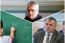 Guðmundur Ingi Kristinsson, mennta- og barnamálaráðherra, og Jón Pétur Zimsen, þingmaður Sjálfstæðisflokksins, tókust á um …