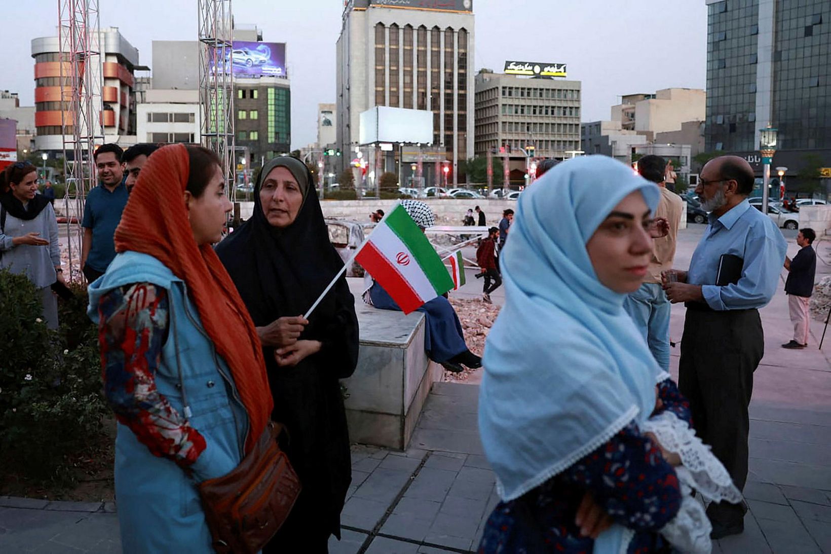 Frá götum Tehran.