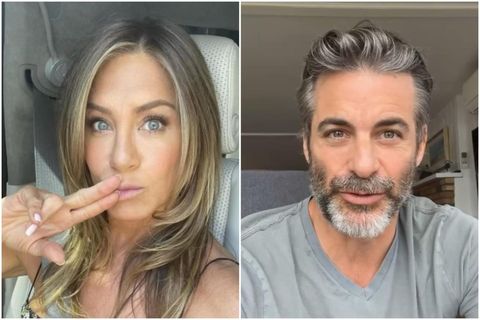 Jennifer Aniston og Jim Curtis.
