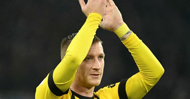 Marco Reus yfirgefur Dortmund eftir tímabilið.
