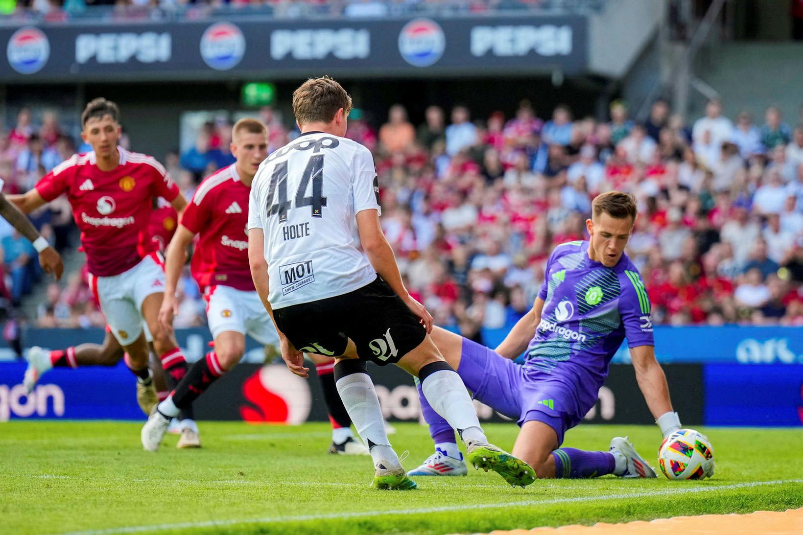 Úr vináttuleik Rosenborg og Manchester United í sumar.