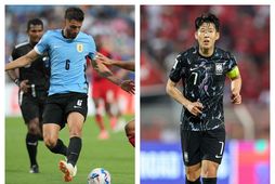 Rodrigo Bentancur og Son Heung-Min í landsleikjum með þjóðum sínum.