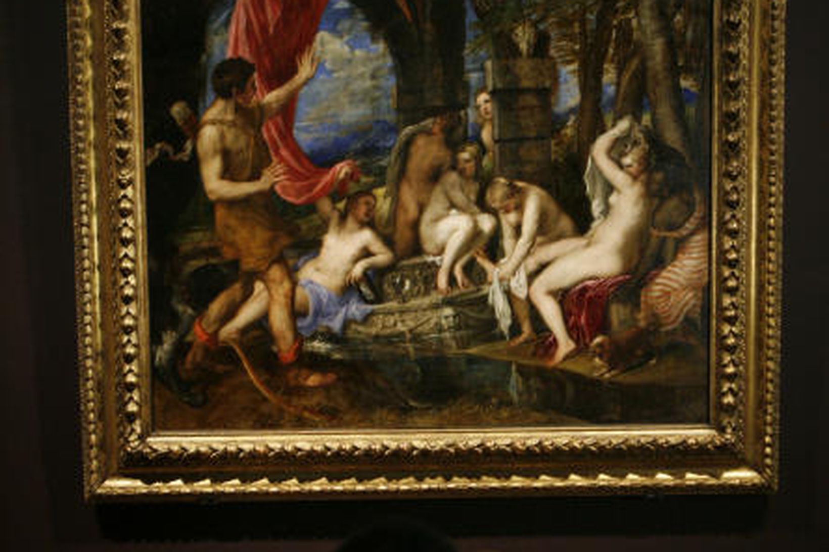 Verkið Diana og Actaeon eftir Titian