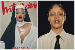 Rihanna brá sér í ýmis gervi.