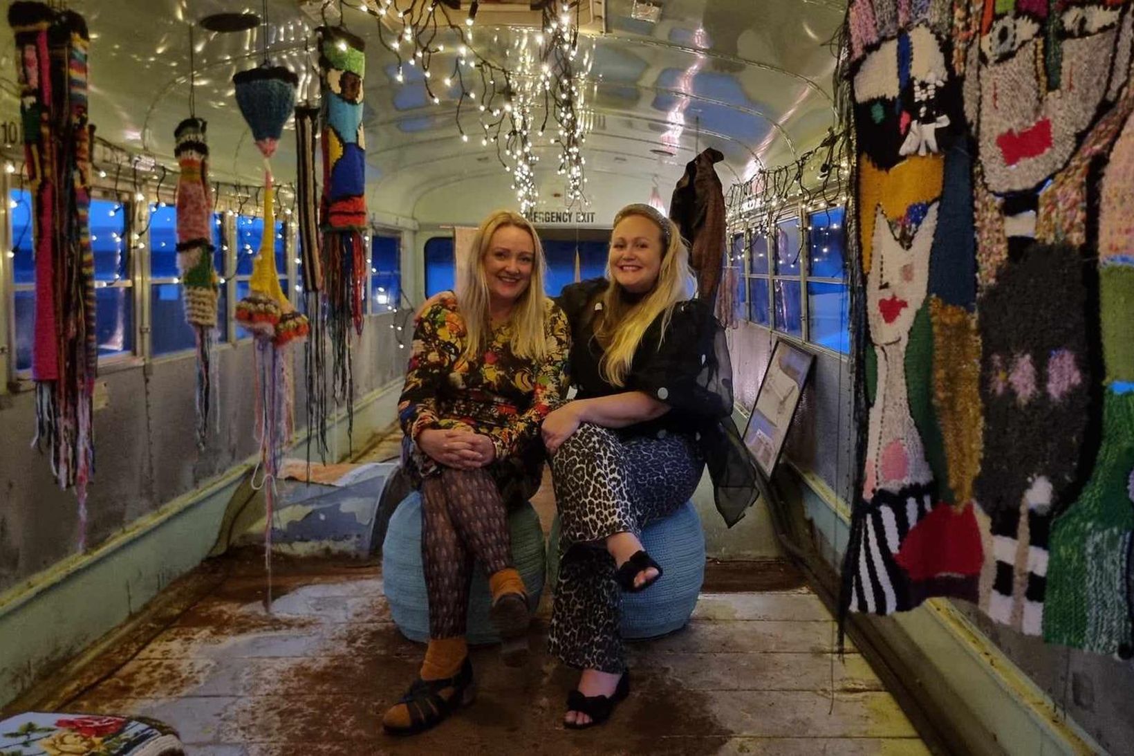 Hrafnhildur Gísladóttir og Hildigunnur Sigurðardóttir.