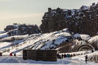 Þingvellir í vetrarbúningi