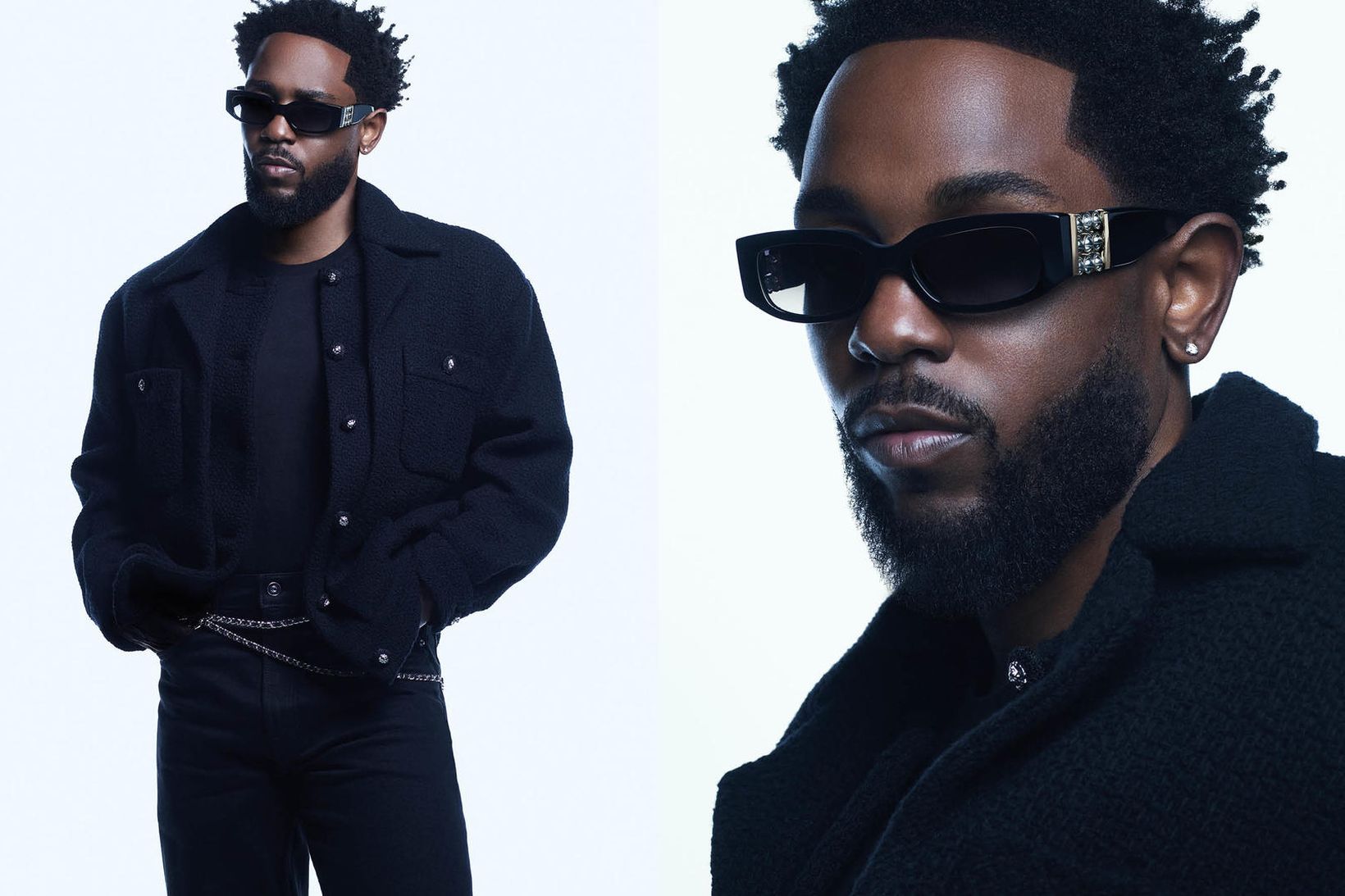 Kendrick Lamar í nýrri sólgleraugnaherferð Chanel.