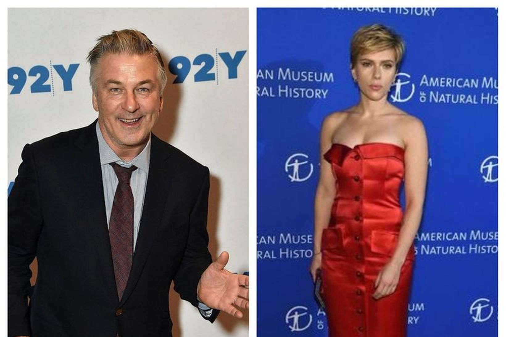 Alec Baldwin og Scarlett Johansson eru góð sem Trump-feðginin Donald …