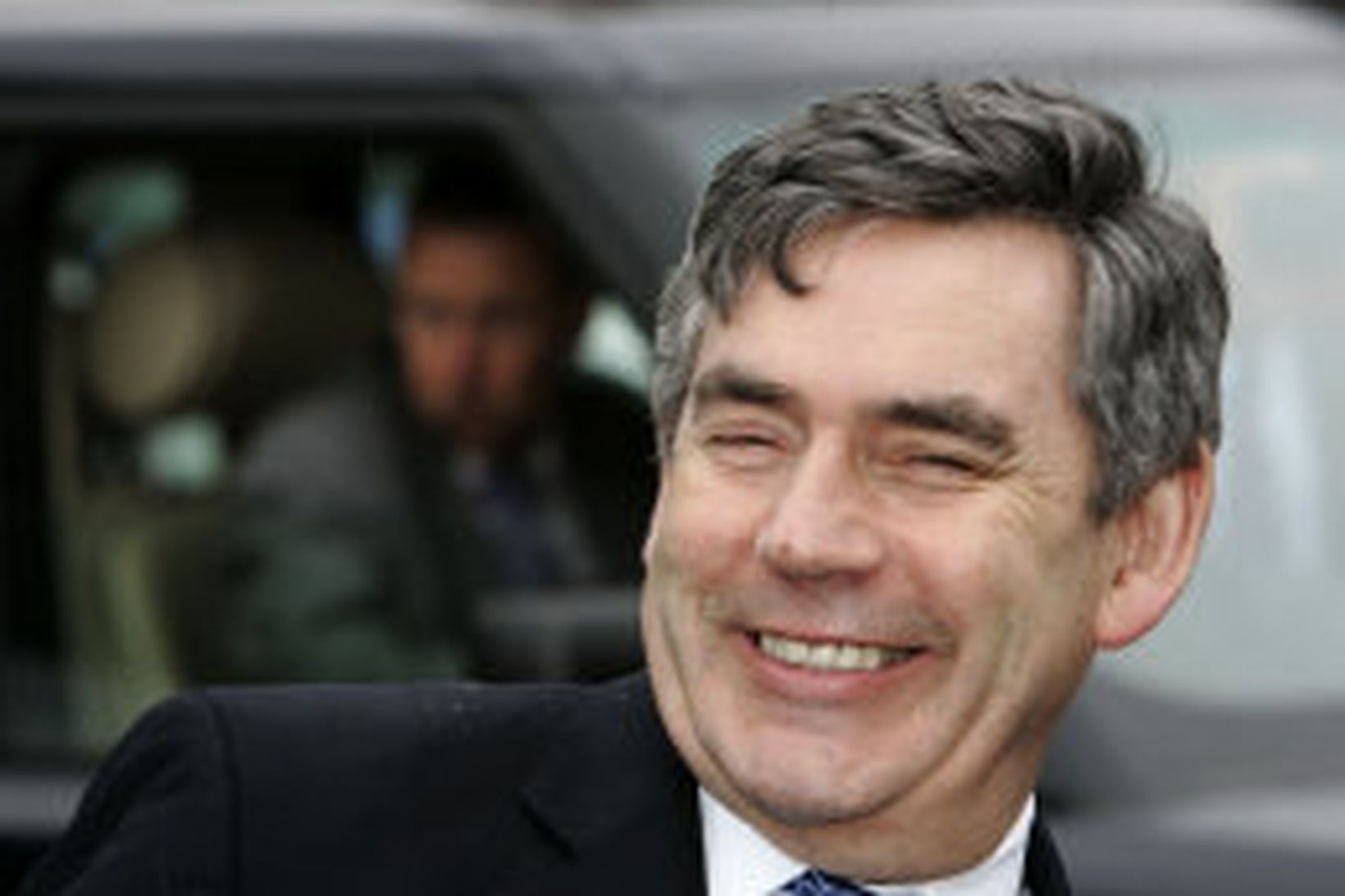 Gordon Brown getur brosað sínu breiðasta eftir að yfirgnæfandi meirihluti …