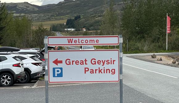 Enga íslensku að sjá hjá Geysi