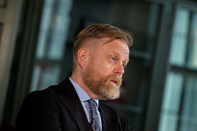 Ásgeir Jónsson, Governor of the Central Bank.