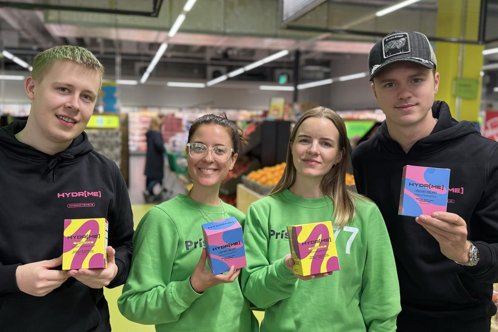 Ólafur Jóhann, Hildur Scheving, Katrín Aagestad og Gústi B.