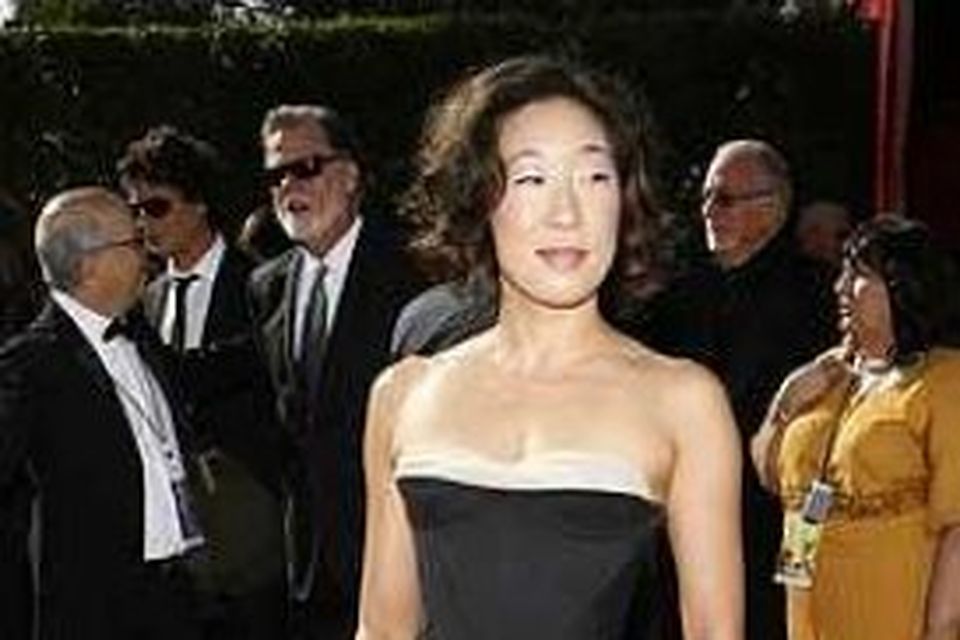 Sandra Oh lét sig ekki vanta.