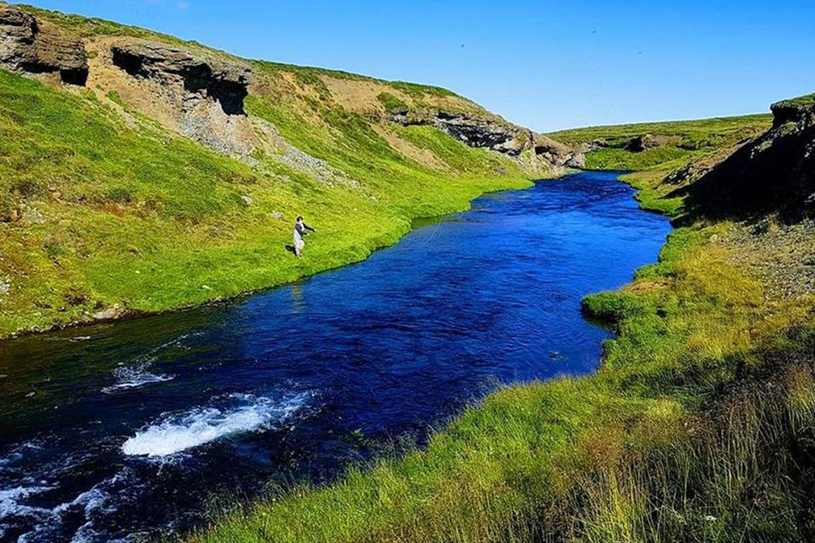 Mýrarkvísl í spariklæðunum. Veiðin þar hefur verið með besta móti …