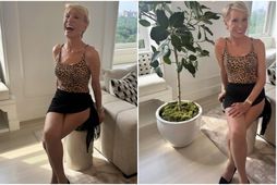 Shark tank-stjarnan glæsilega deildi þessum myndum af sér nýverið á Instagram síðu sína.