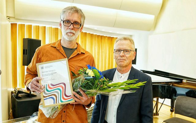 Matthías Hemstock og Þórarinn Eldjárn.