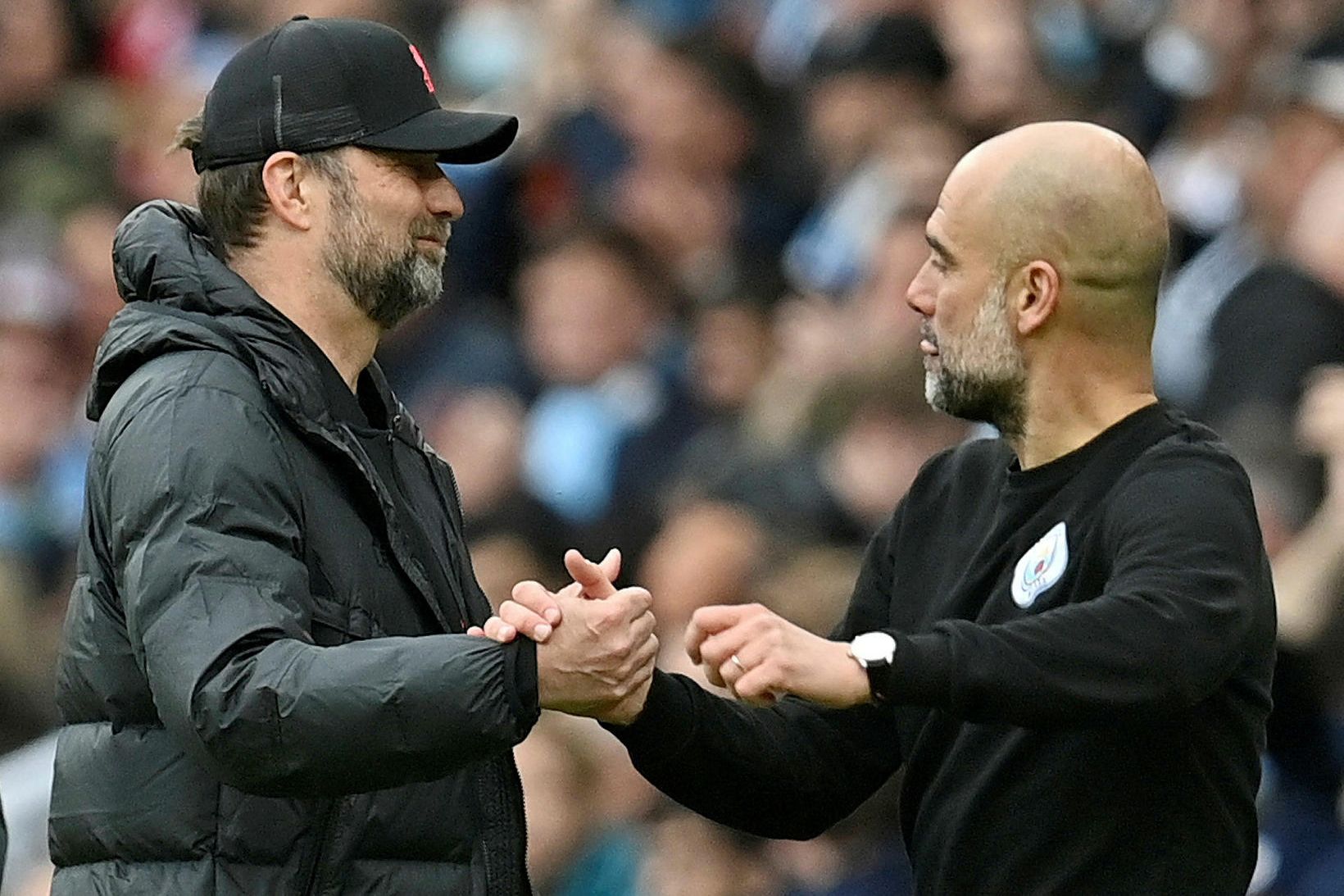 Jürgen Klopp og Pep Guardiola verða báðir á heimavelli í …