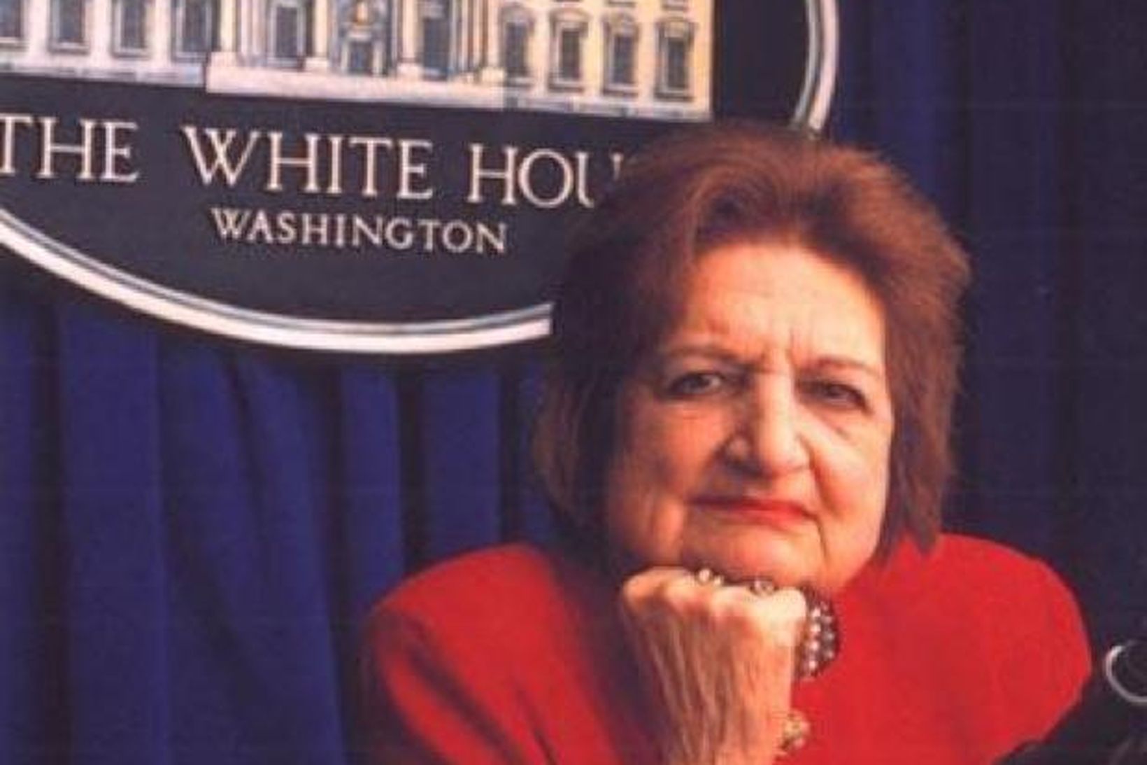 Hin 89 ára gamla Helen Thomas mun ekki lengur flytja …