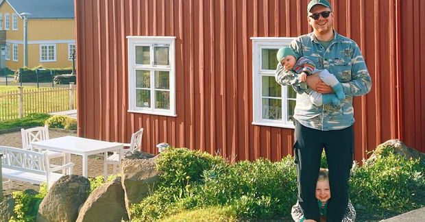 Stykkishólmur er góður staður fyrir fjölskyldur að mati Arnórs.