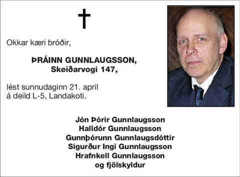 Þráinn Gunnlaugsson,