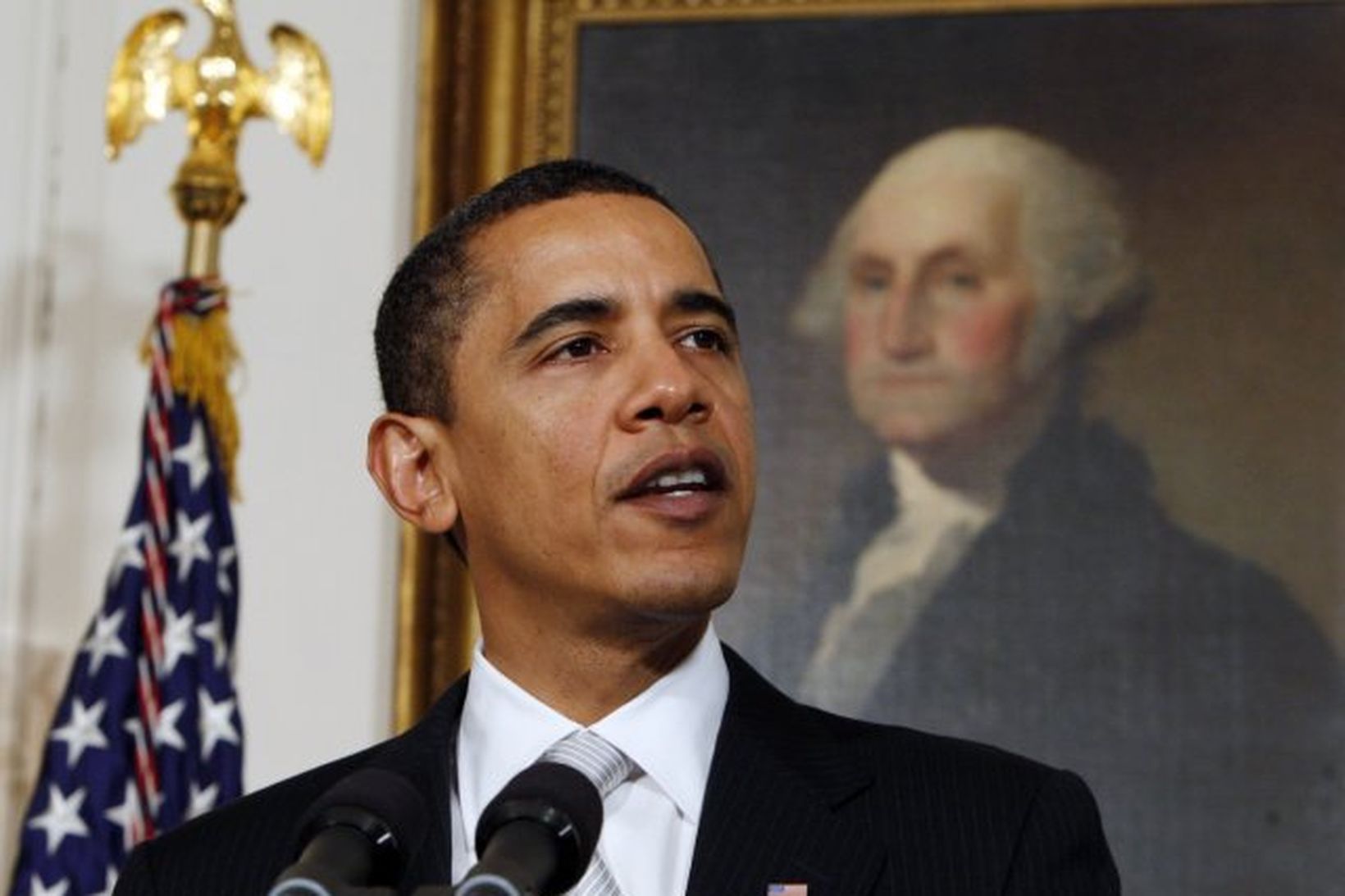 Barack Obama, forseti Bandaríkjanna, hefur haft í nógu að snúast.