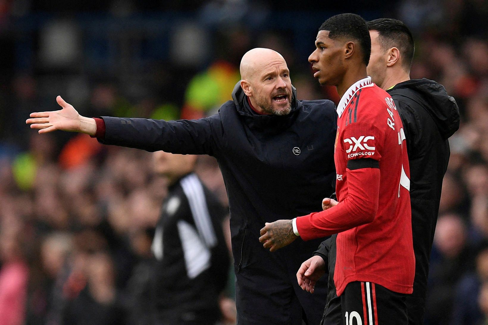 Erik ten Hag segir Marcus Rashford fyrir verkum í leik …