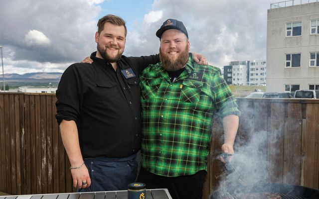 Halldór Erik Jan Sverrisson og Davíð Clausen stofnuðu fyrirtækið Gæði sem framleiðir nautatólg og soð …