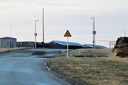 Malbikið hefur látið á sjá eftir hamfarirnar í Grindavík.