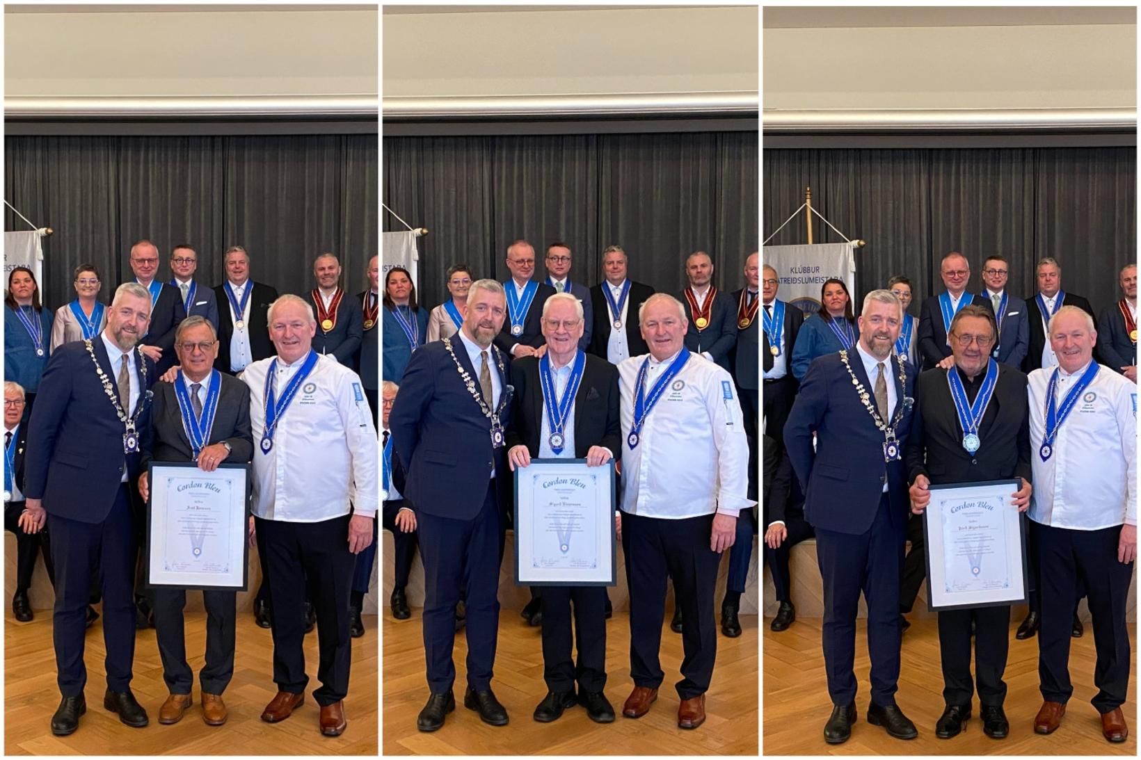 Axel Jónsson, Sigurður Einarsson og Þórður Sigurðsson tóku við hinni …