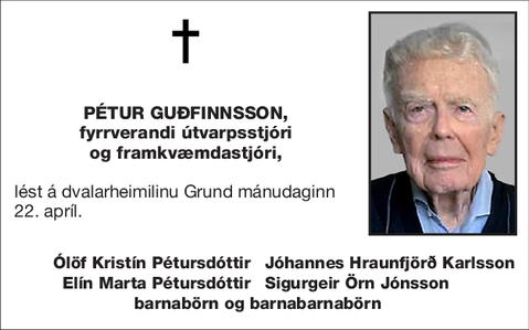Pétur Guðfinnsson,