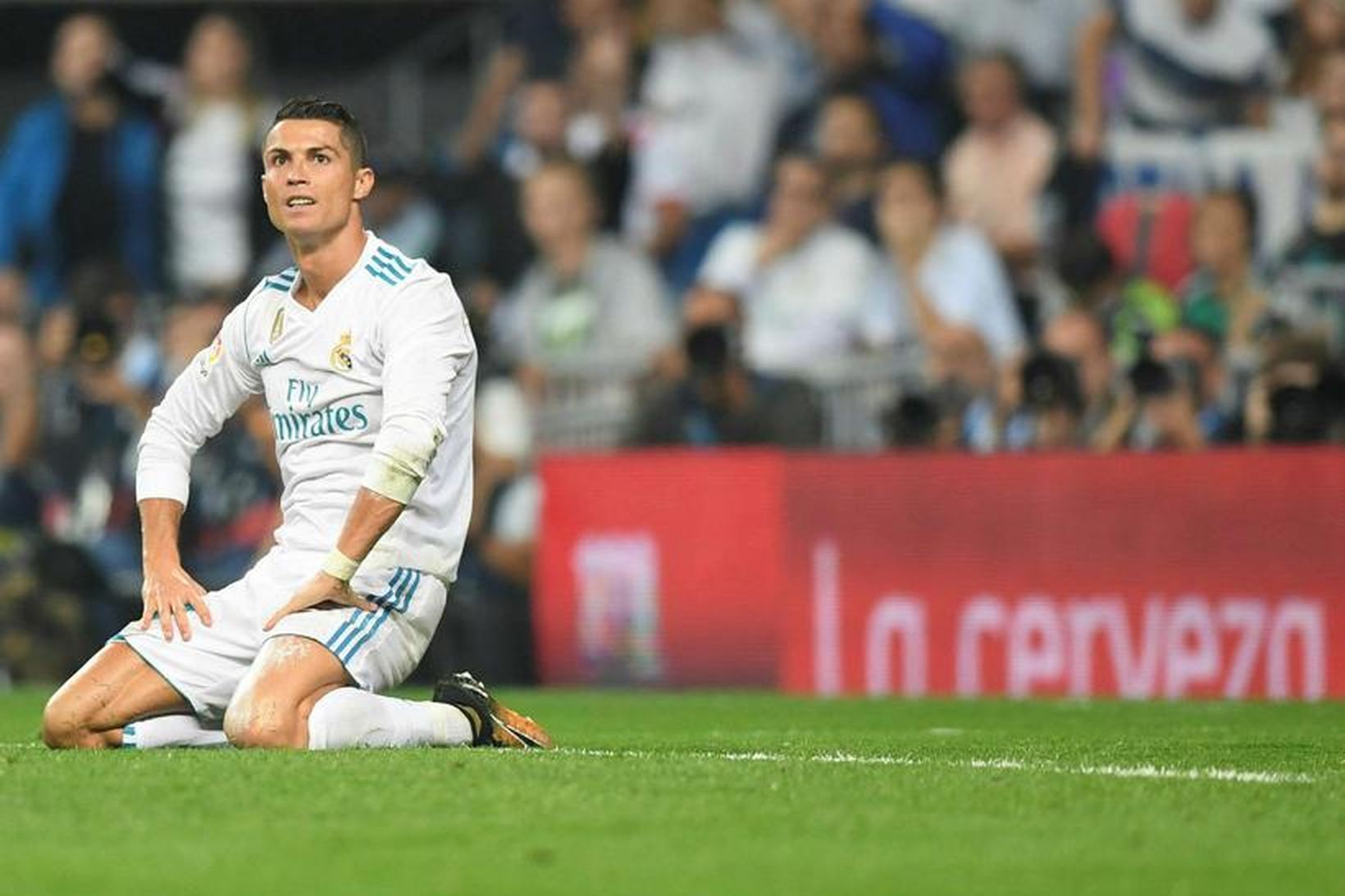 Cristiano Ronaldo og félagar hans í Real Madrid máttu sætta …