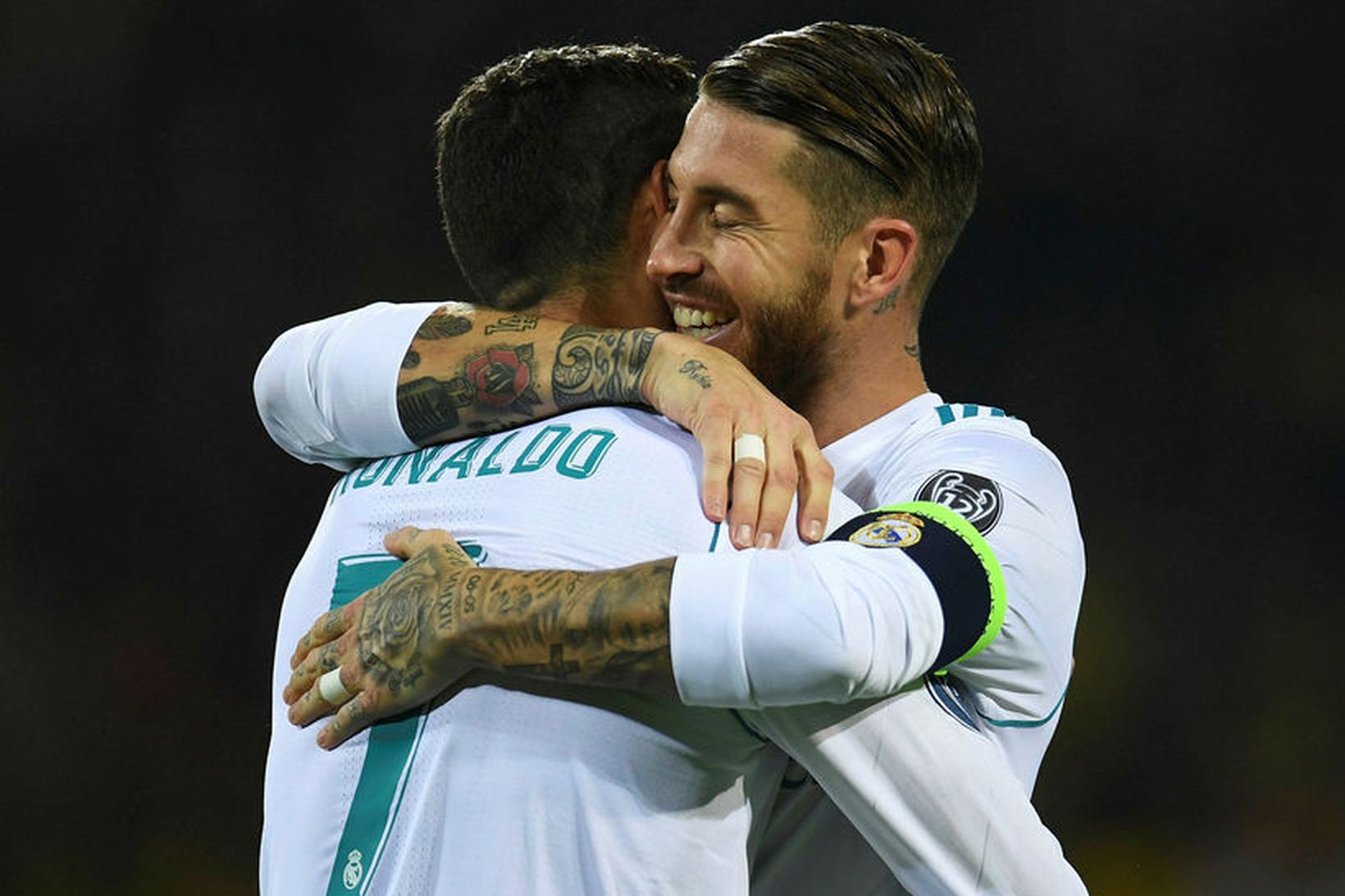 Cristiano Ronaldo og Sergio Ramos.