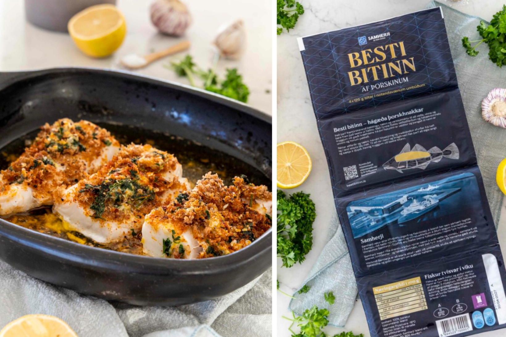 „Besti bitinn“: Þorskhnakkar bakaðir í hvítlaukssmjöri