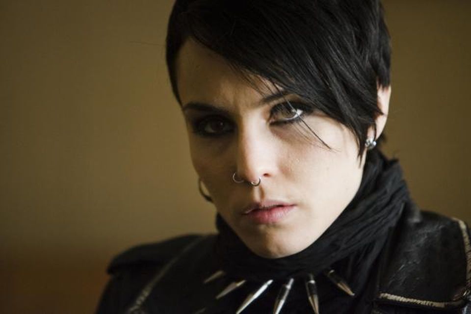 Noomi Rapace í hlutverki Lisbeth Salander í myndinni Menn sem hata konur.