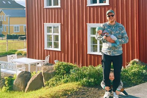 Stykkishólmur er góður staður fyrir fjölskyldur að mati Arnórs.