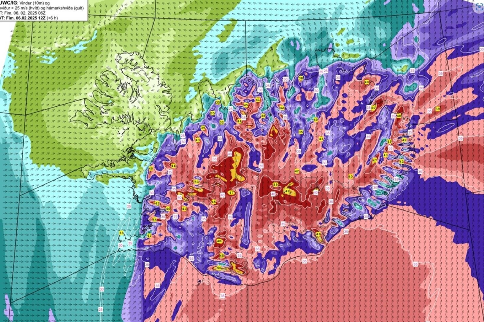 Staðan viðkvæm á vesturhluta landsins