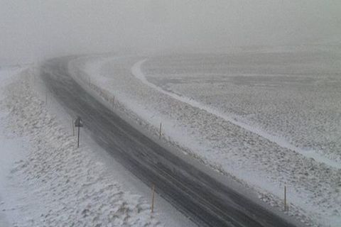 From Öxnadalsheiði mountain pass.