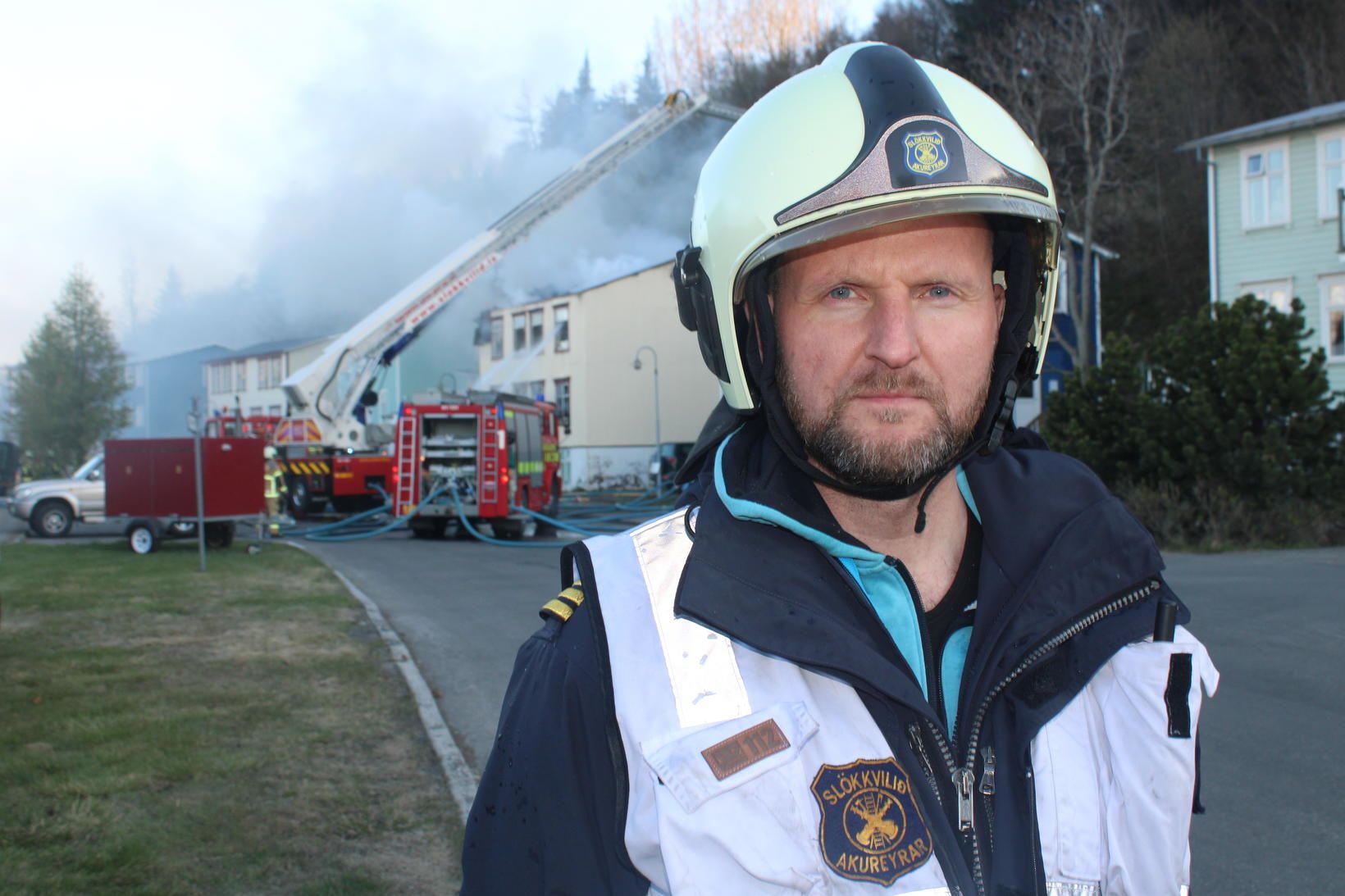 Ólafur Stefánsson, slökkviliðsstjóri á Akureyri.