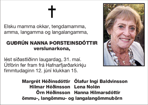 Guðrún Nanna Þorsteinsdóttir