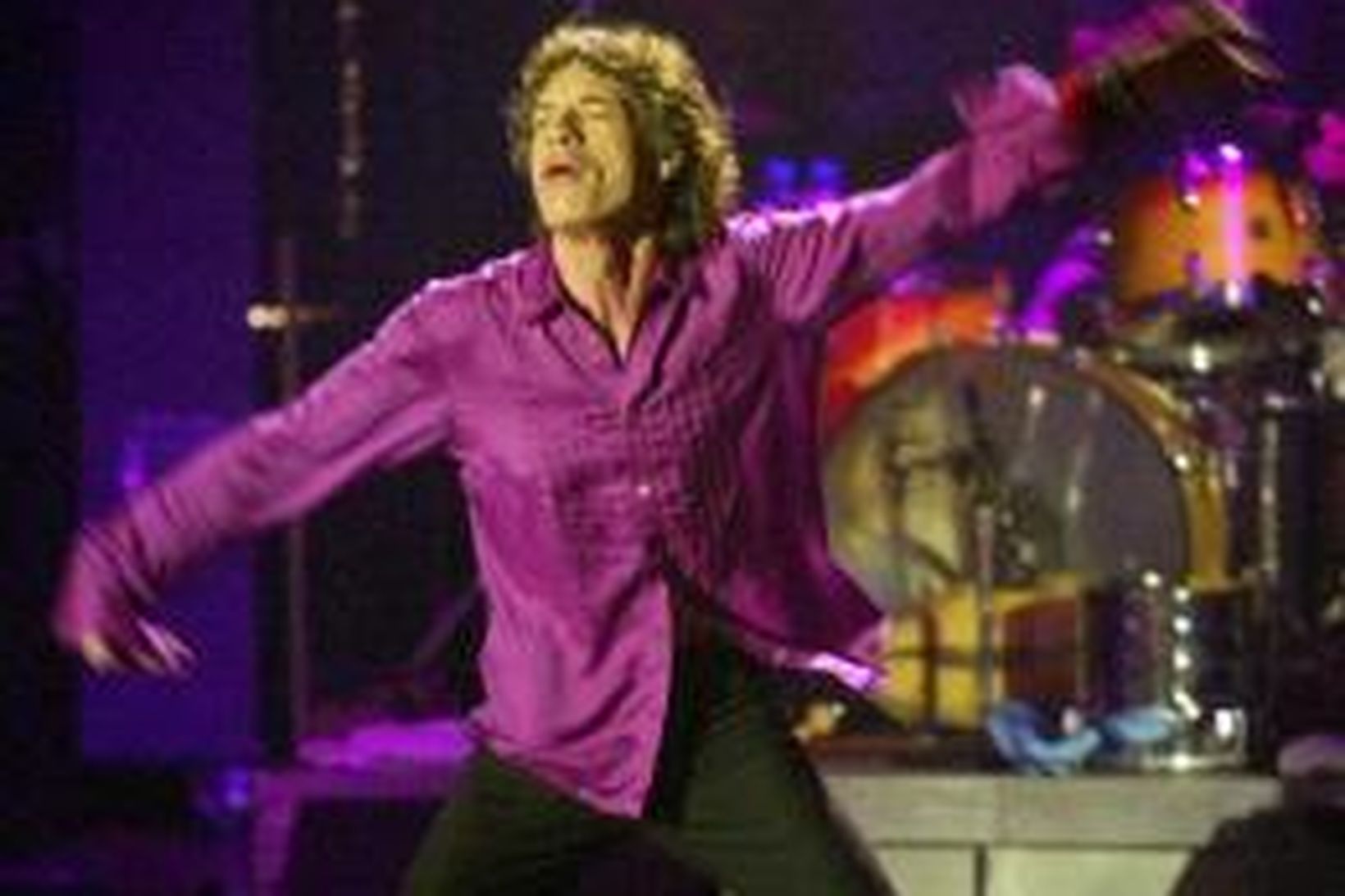 Mick Jagger á tónleikum með Rolling Stones.