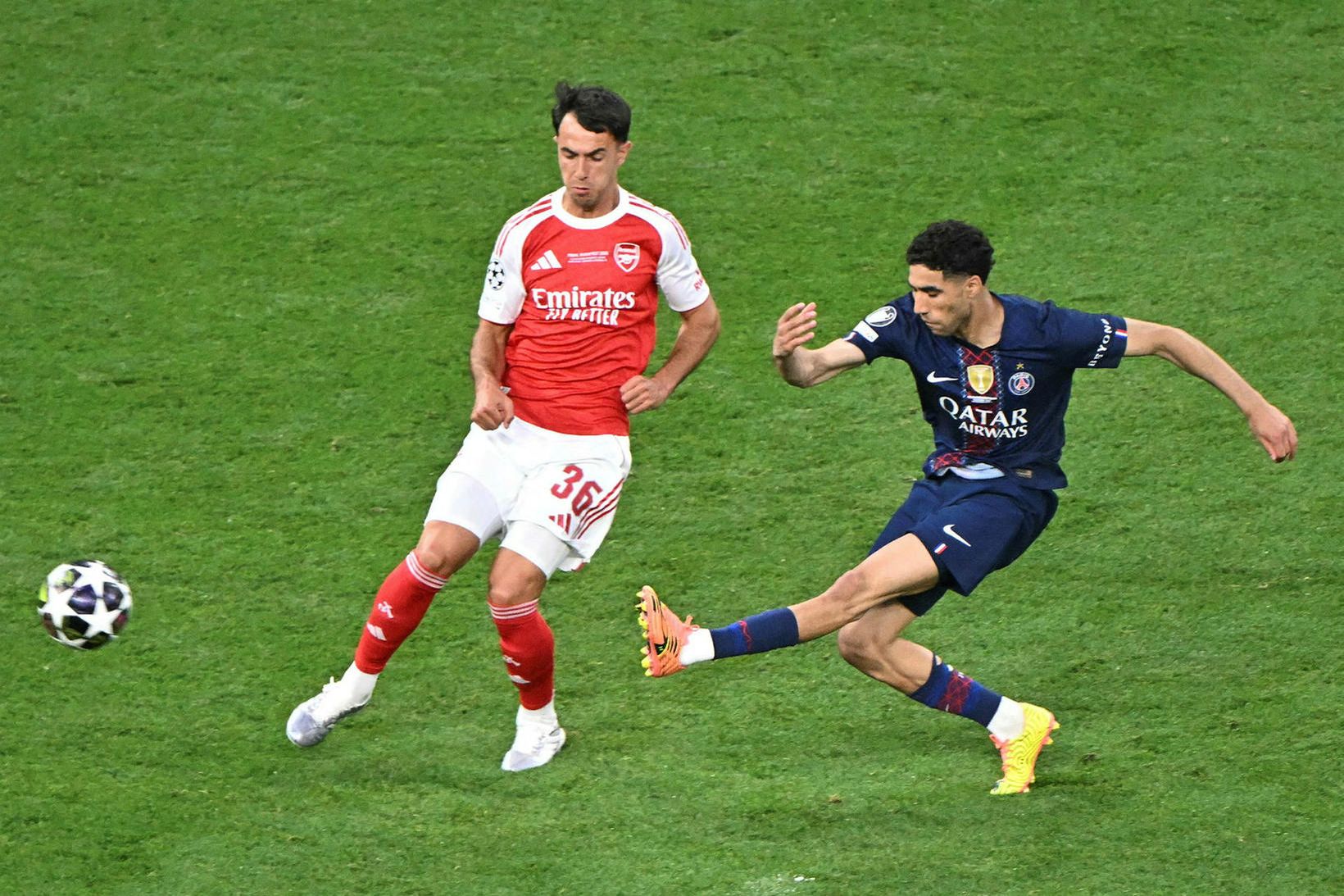 París SG - Arsenal, staðan er 4:3