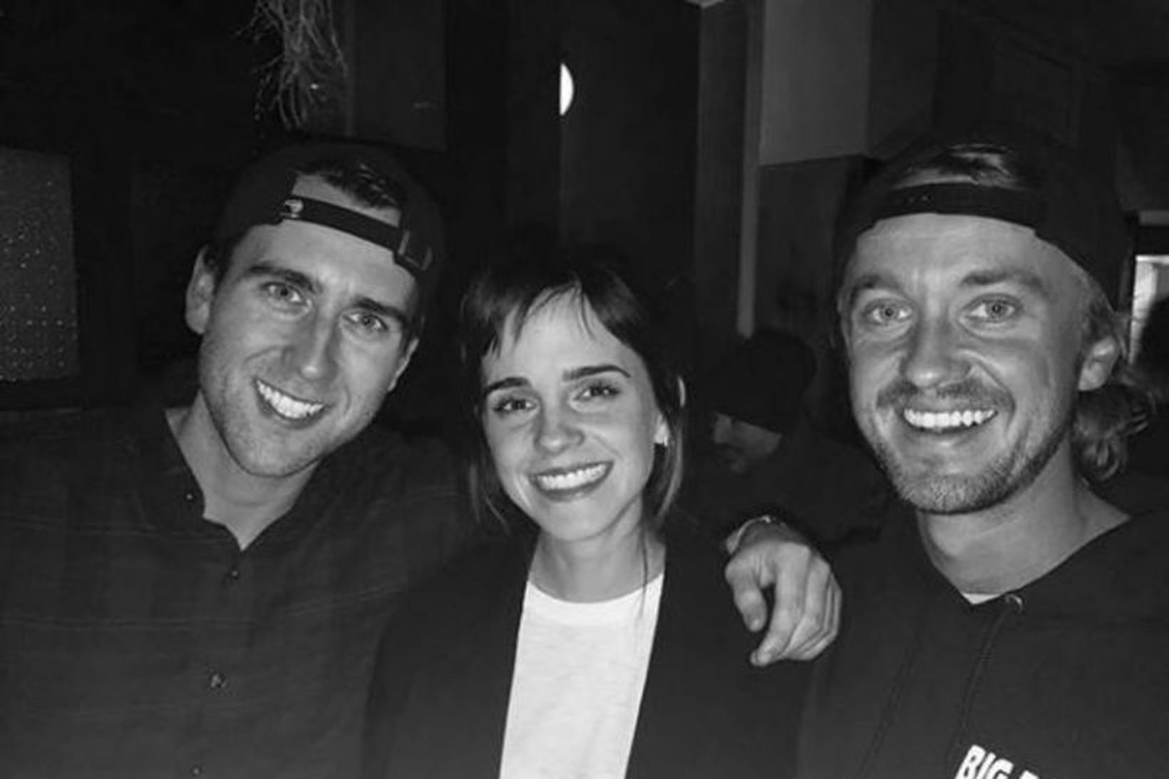 Matthew Lewis, Emma Watson og Tom Felton rifjuðu upp gömul …