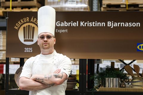 Gabríel Kristinn Bjarnason er nýkrýndur Kokkur ársins 2025 og horfir björtum augum til framtíðarinnar.