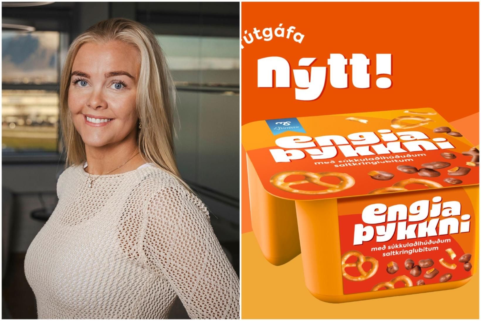 Engjaþykkni með súkklaðihúðuðum saltkringlubitum, nýjasta sérútgáfan