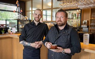 Bræðurnir Jakob E. Jakobsson og Benjamín Bent Árnason, alla jafna kallaður Benni, eru ánægðir að …