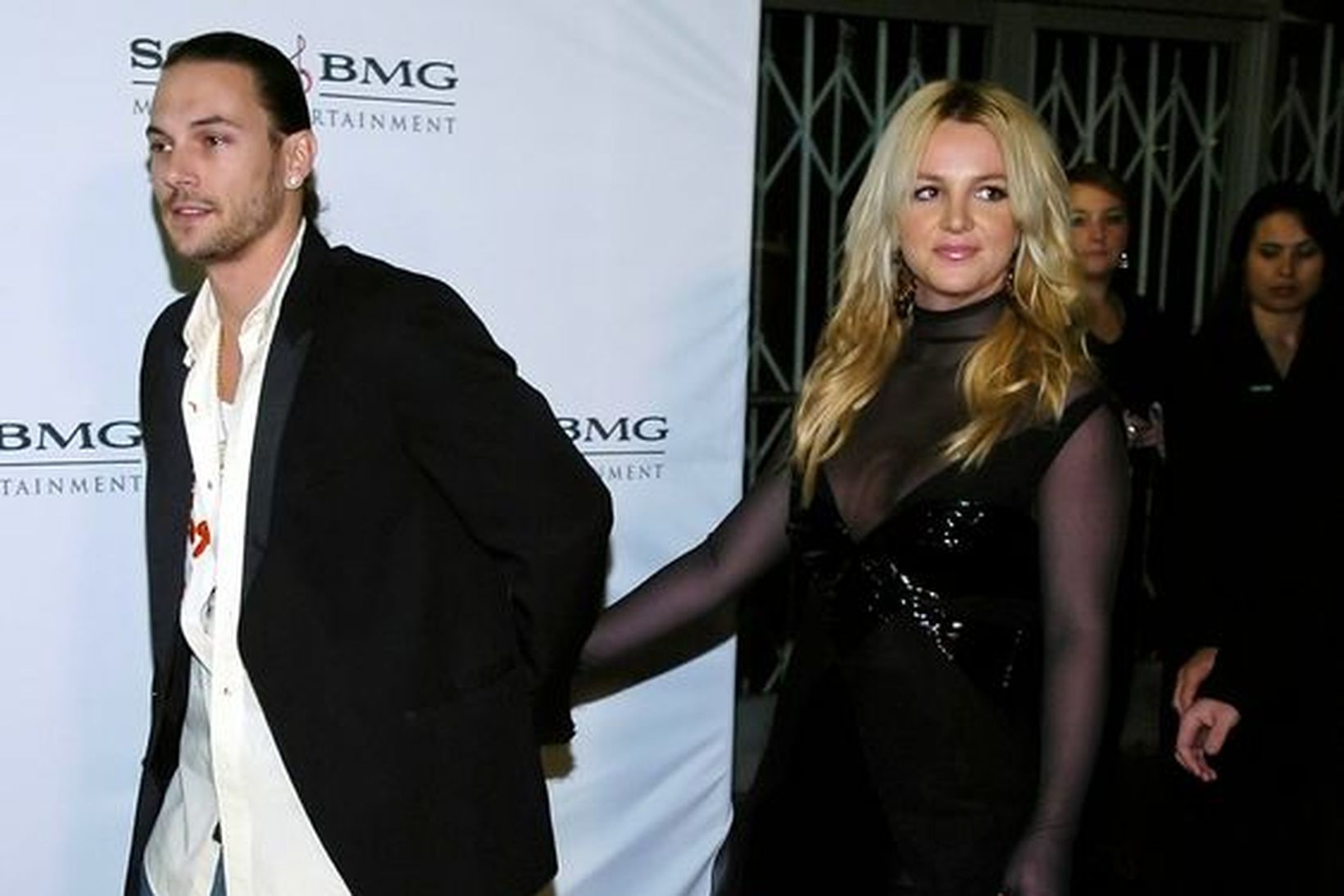 Kevin Federline og Britney Spears þegar allt lék í lyndi.