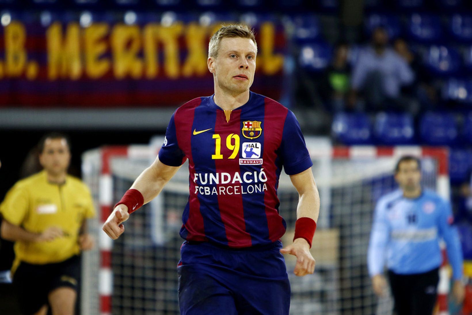 Guðjón Valur Sigurðsson í leik með Barcelona fyrr í þessum …