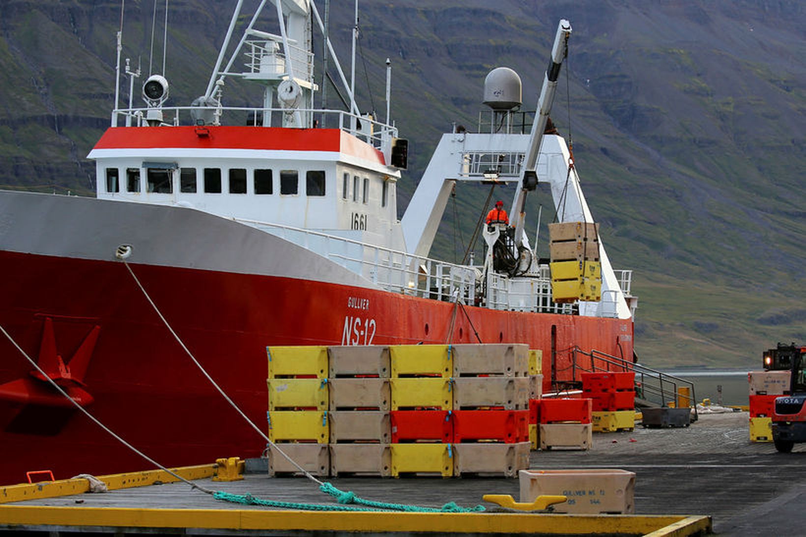 Gullver landaði 95 tonnum í gær, mest þorski.