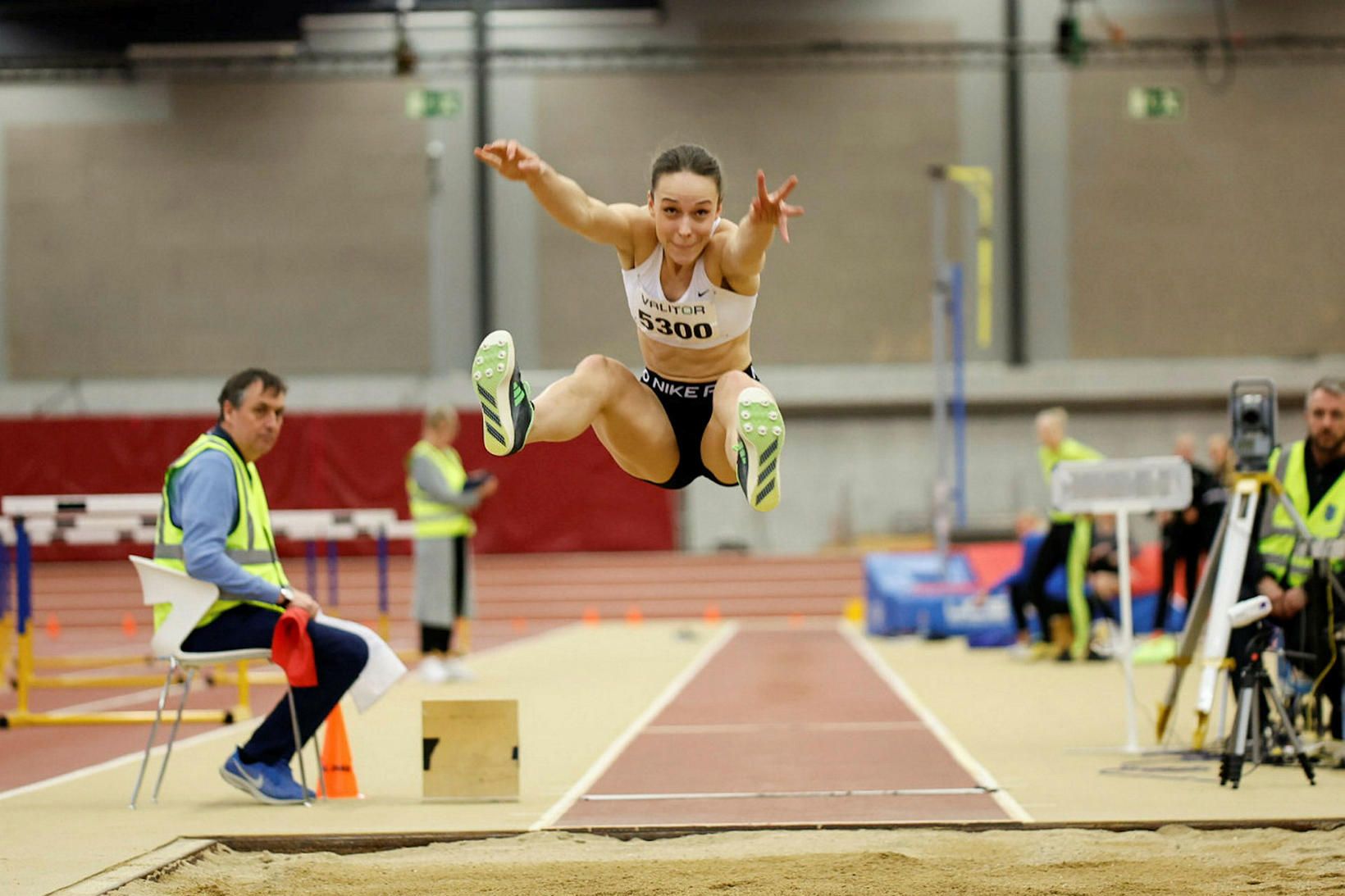 Irma Gunnarsdóttir svífur í dag.